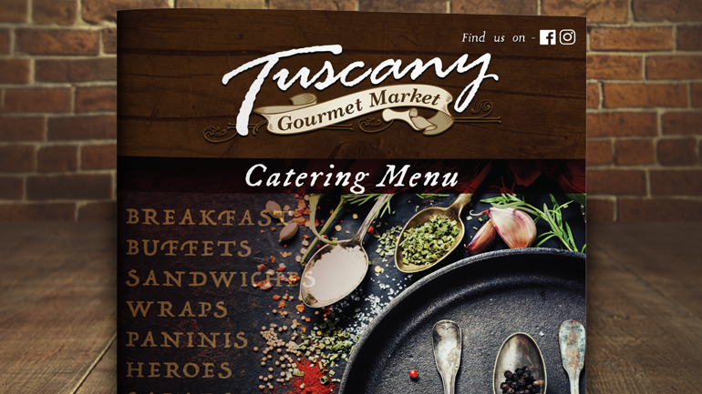 Tuscany Gourmet Market | Catering Menu